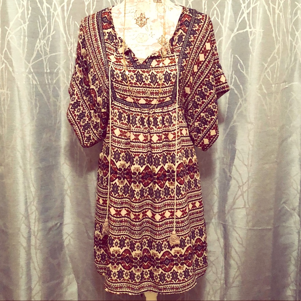 YA LOS ÁNGELES BOHO TASSEL DRESS
